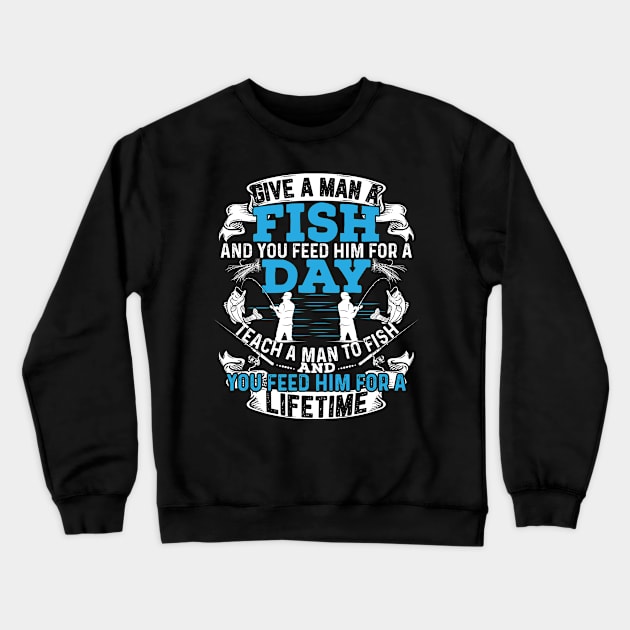 Fish Day Crewneck Sweatshirt by UniqueWorld